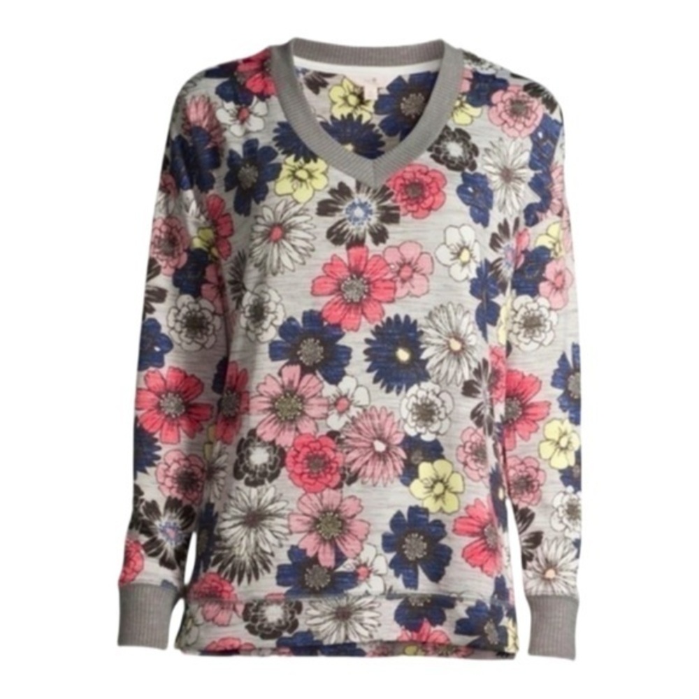 Small Floral Sweatshirt. No rips, tears or stains.